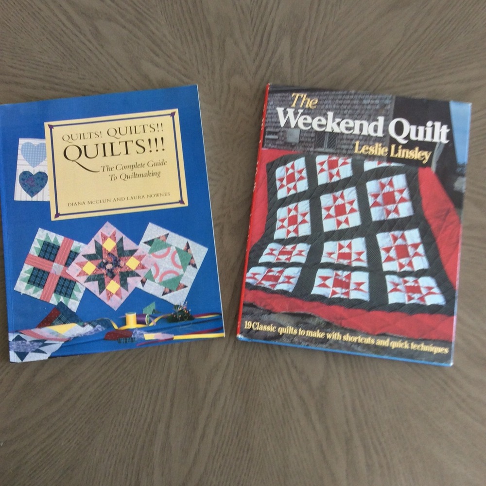 Vintage‎ Quilting Book Lot Quilts! Quilts!! Quilts!!! & The Weekend Quilt HC